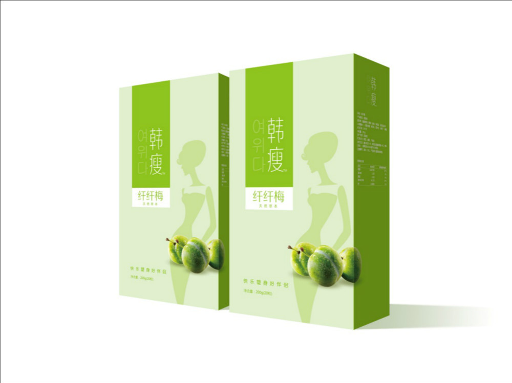 韩瘦产品包装设计绿色_高瑞品牌_北京包装设计