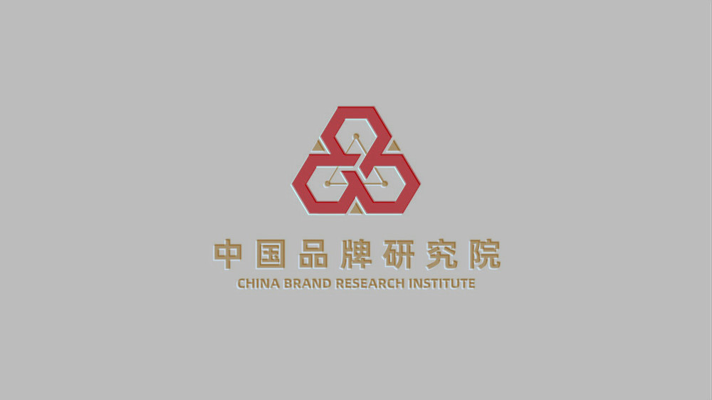 中国品牌研究院LOGO设计浮雕效果_高瑞品牌